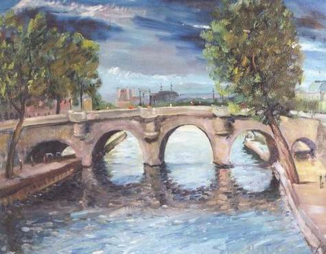 Paris Scene oil painting
